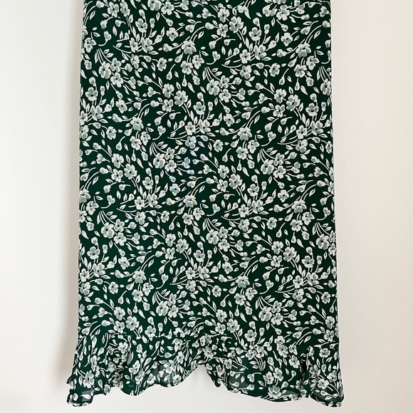Reformation 2 Esther Green Floral Mini Dress - Picture 9 of 14